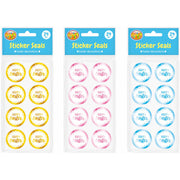 Sticker Seal Sheets 3pk Assorted