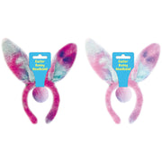 Easter Bunny Ears with Tail Headband 1pk