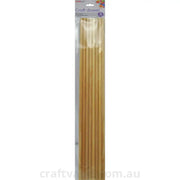 Craft Dowel 300x4.76mm 8pk Natural