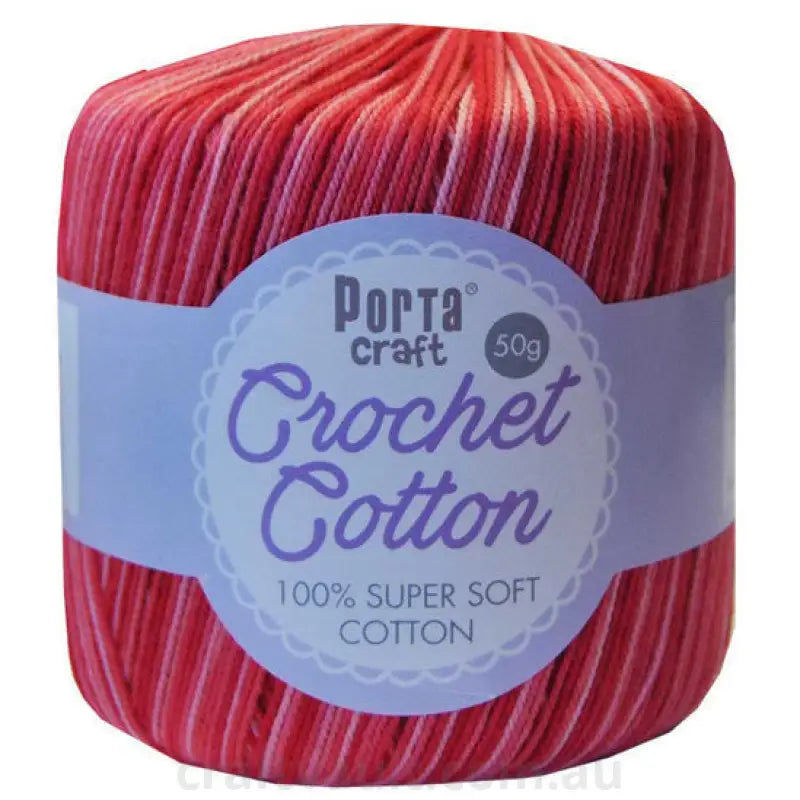 Crochet Cotton 50g 145m 3ply Berries