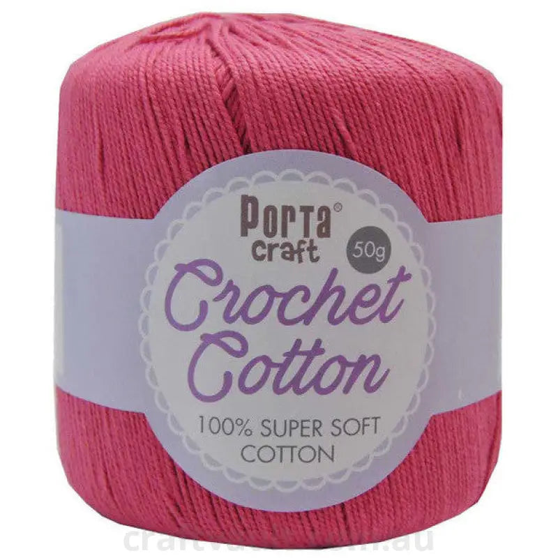 Crochet Cotton 50g 145m 3ply Blush Pink
