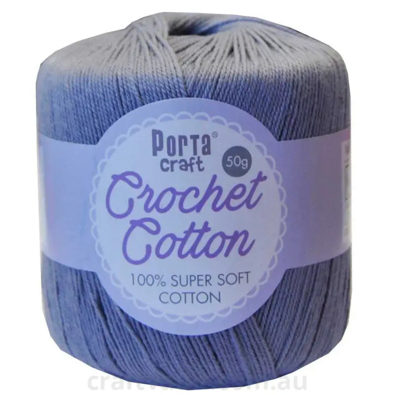 Crochet Cotton 50g 145m 3ply Cloud