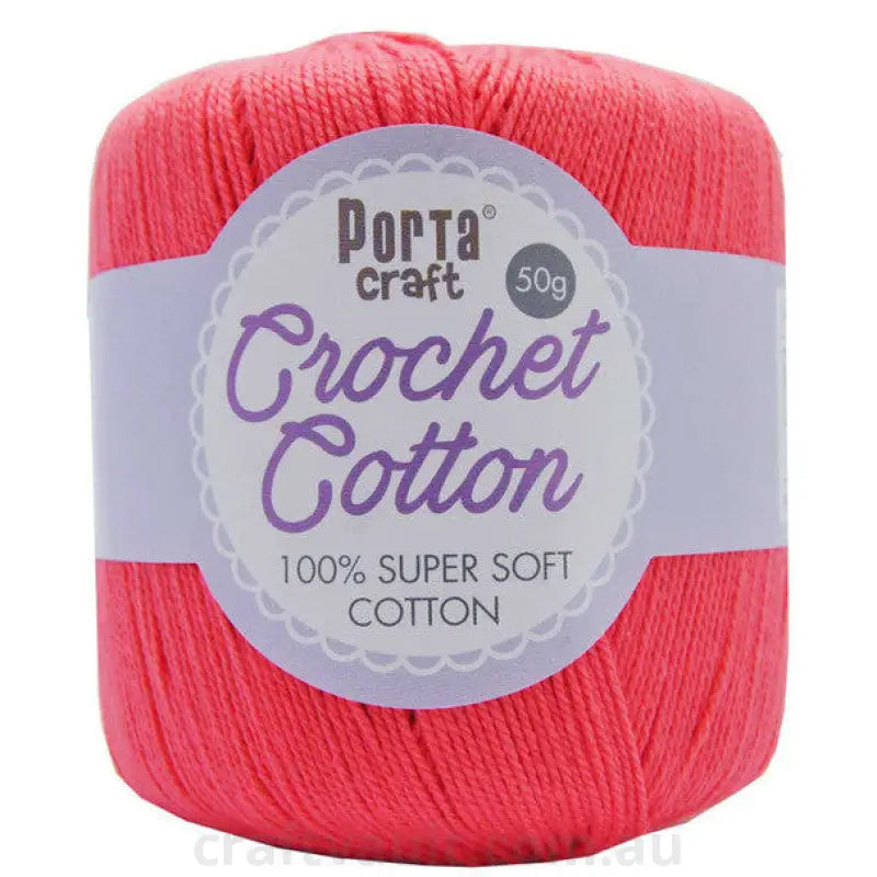 Crochet Cotton 50g 145m 3ply Dusty Pink