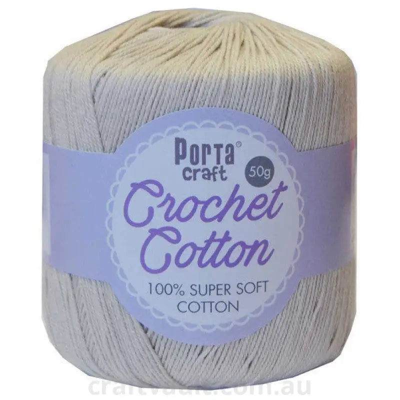 Crochet Cotton 50g 145m 3ply Eggnog