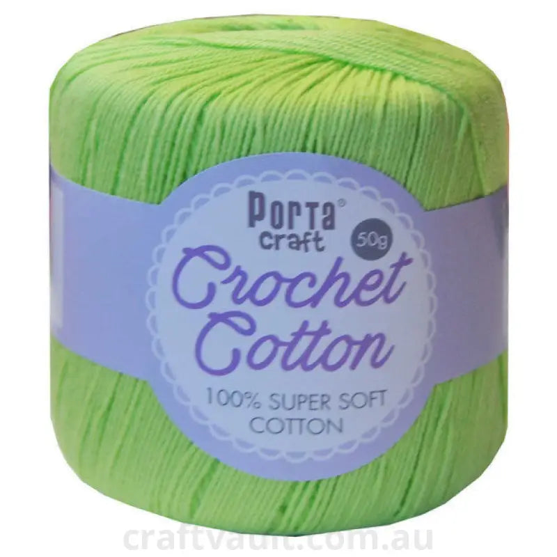 Crochet Cotton 50g 145m 3ply Mint