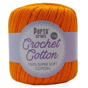 Crochet Cotton 50g 145m 3ply Saffron