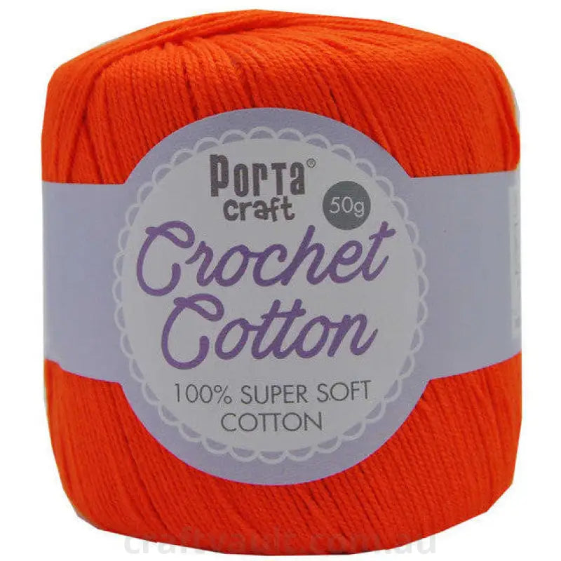 Crochet Cotton 50g 145m 3ply Sunkist