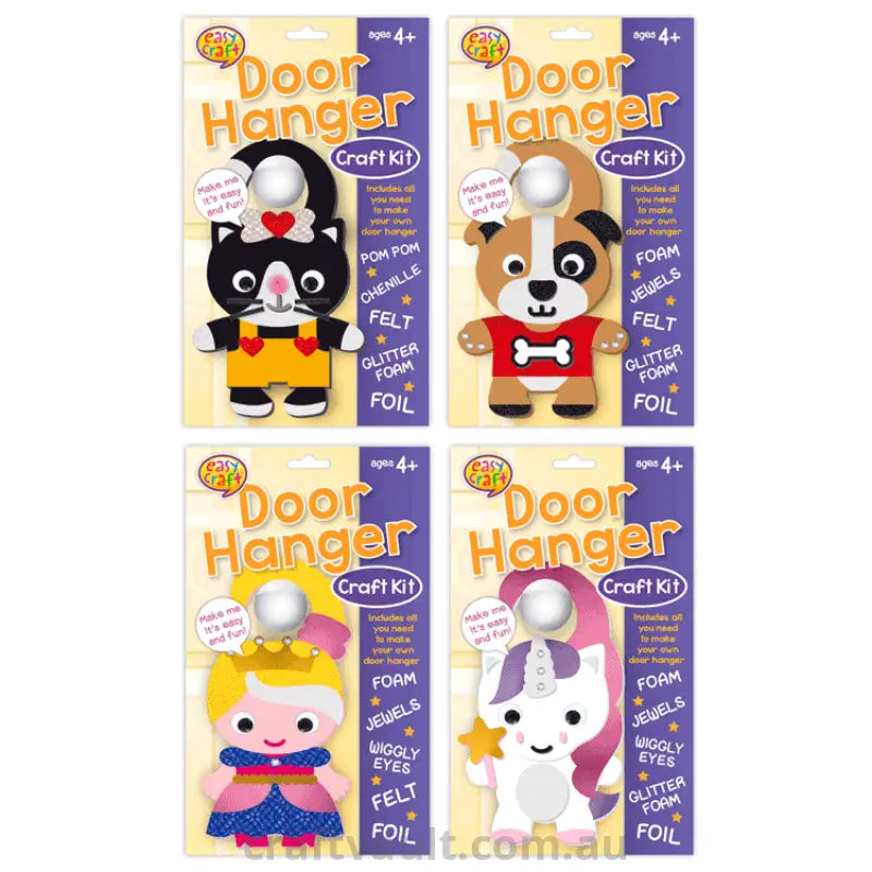 Door Hanger Craft Kit 4 Assorted