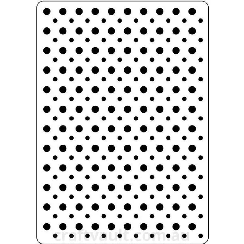 Embossing Folder C6 Spots