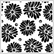 Embossing Folder Square Flowers