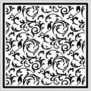 Embossing Folder Square Scrollworks
