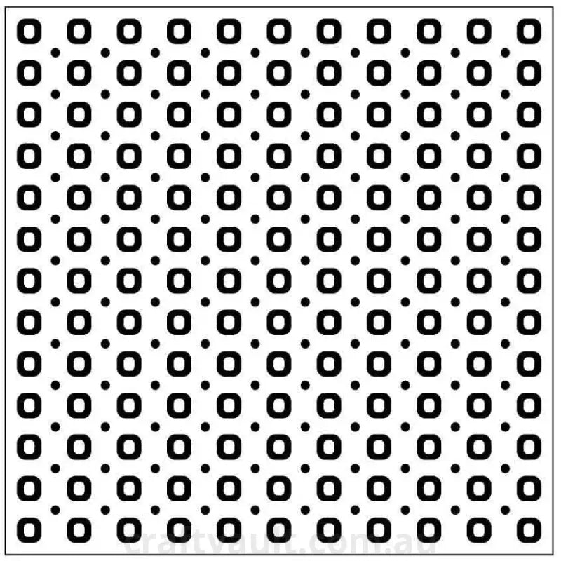 Embossing Folder Square Spots & Dots