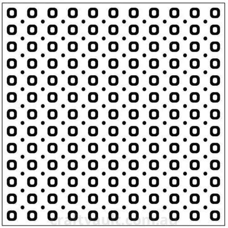 Embossing Folder Square Spots & Dots