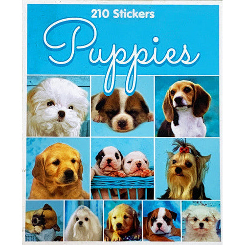 Sticker Books - Puppies 210 Stickers