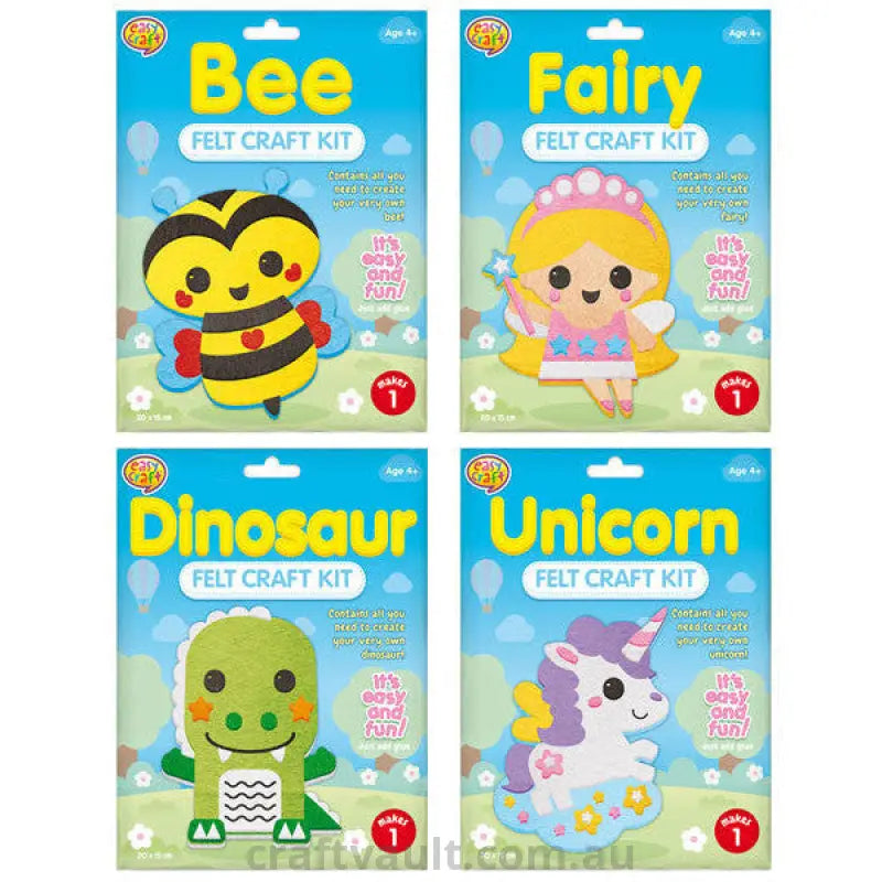 Felt Craft Kit 4 Assorted