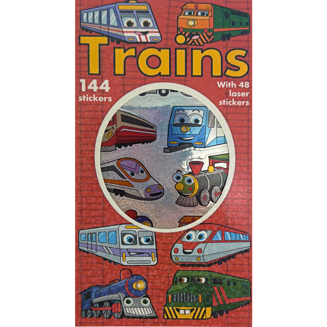 Sticker Books - Trains 144 Stickers
