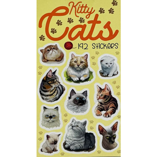 Sticker Books - Kitty Cats (02) 192 Stickers