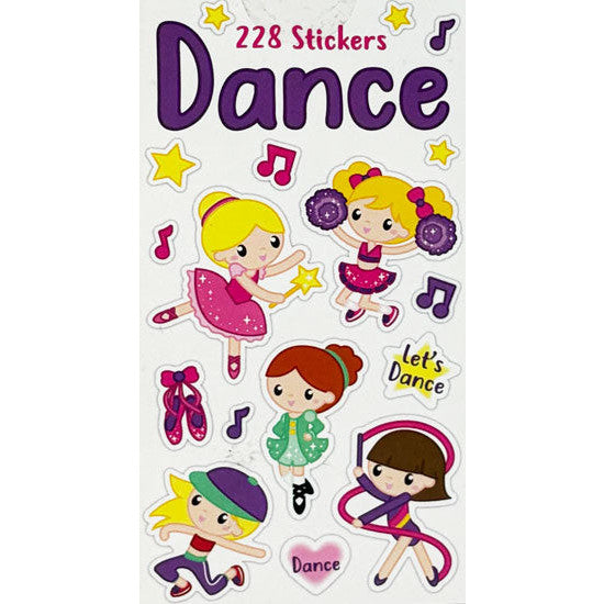 Sticker Books - Dance 228 Stickers