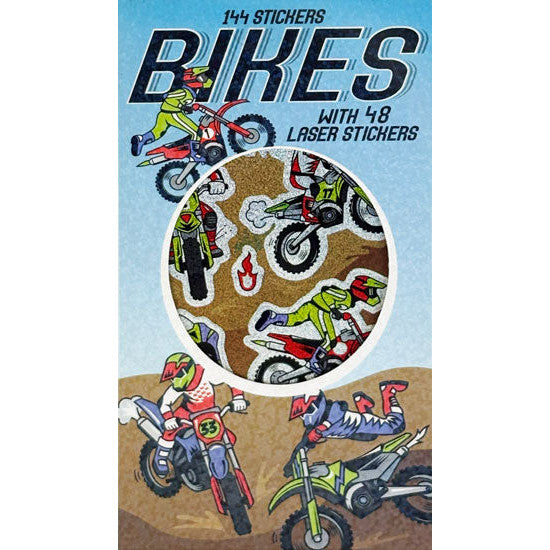 Sticker Books - Bikes 144 Stickers