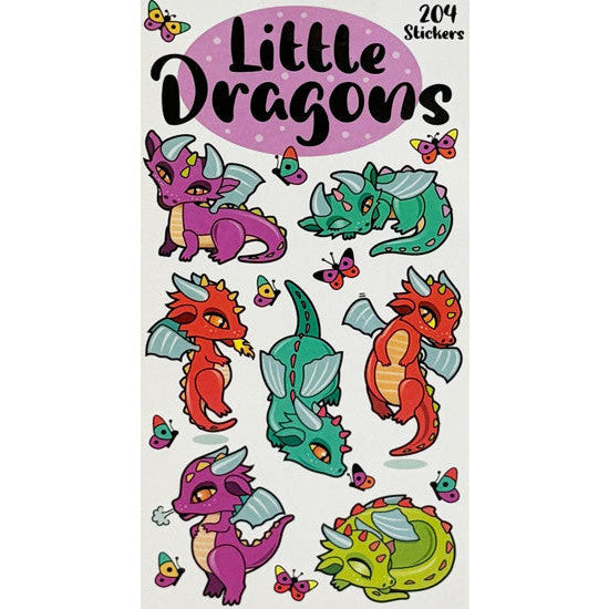 Sticker Books - Little Dragons 204 Stickers