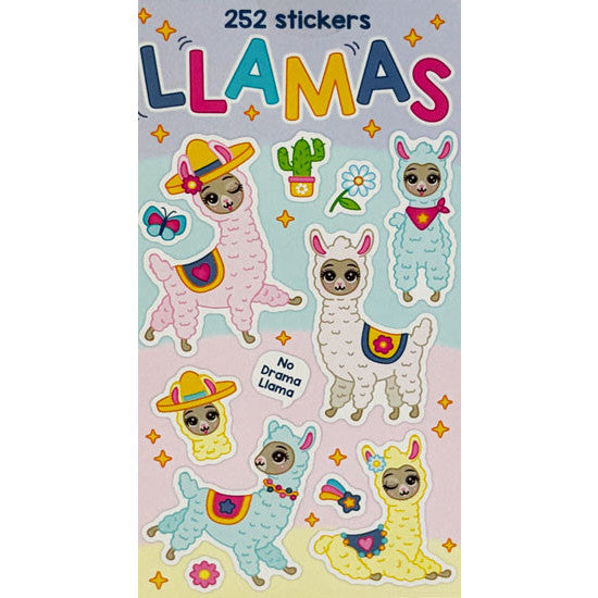 Sticker Books - Llamas 252 Stickers