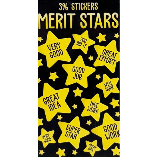 Sticker Books - Merit Stars 396 Stickers