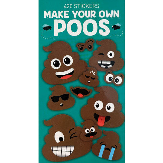 Sticker Books - Make Your Own Poos 420 Stickers