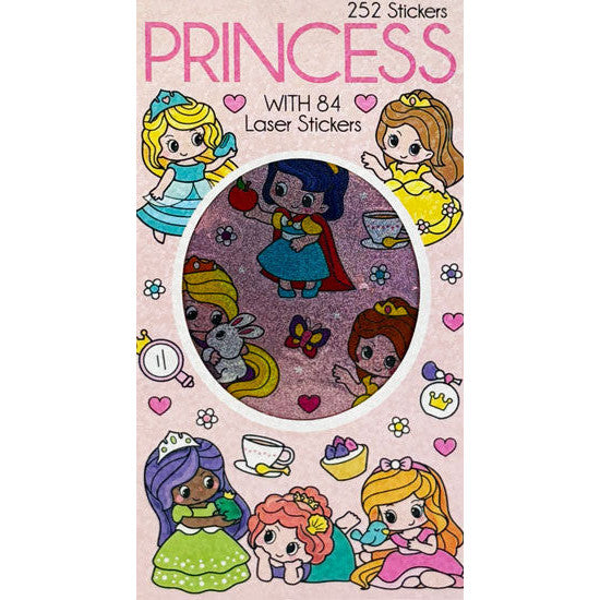 Sticker Books - Princess (02) 252 Stickers