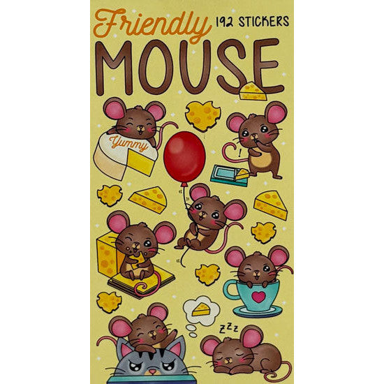 Sticker Books - Friendly Mouse 192 Stickers
