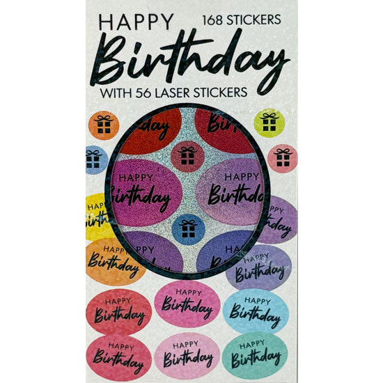 Sticker Books - Happy Birthday 168 Stickers