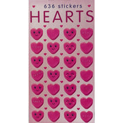 Sticker Books - Hearts 636 Stickers