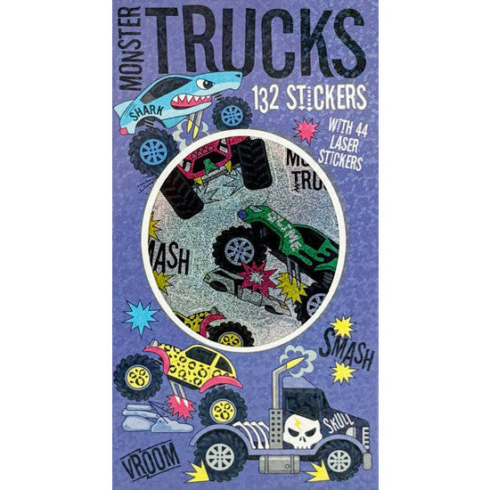 Sticker Books - Trucks 132 Stickers