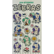 Sticker Books - Zebra 204 Stickers
