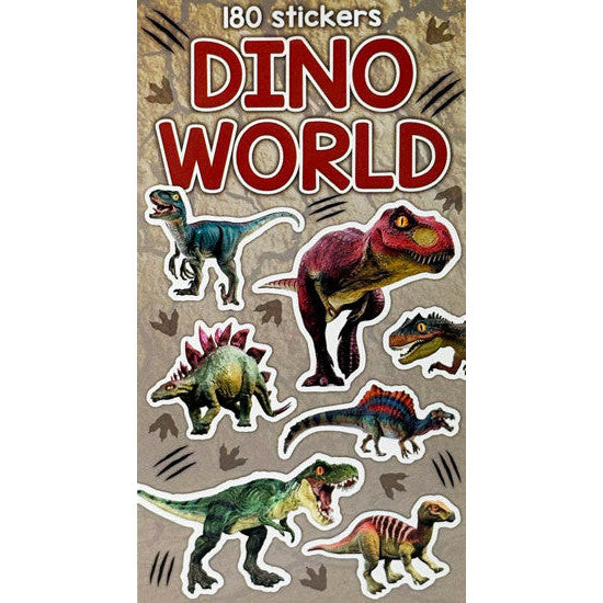 Sticker Books - Dino World (03) 180 Stickers