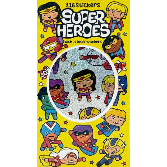 Sticker Books - Superheroes(02) 216 Stickers
