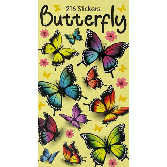 Sticker Books - Butterfly 216 Stickers