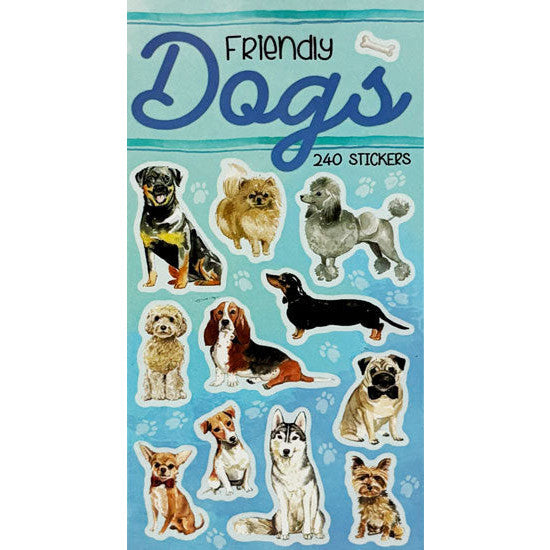Sticker Books - Friendly Dogs 240 Stickers