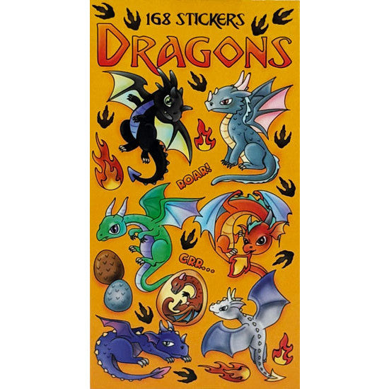 Sticker Books - Dragons (02) 168 Stickers