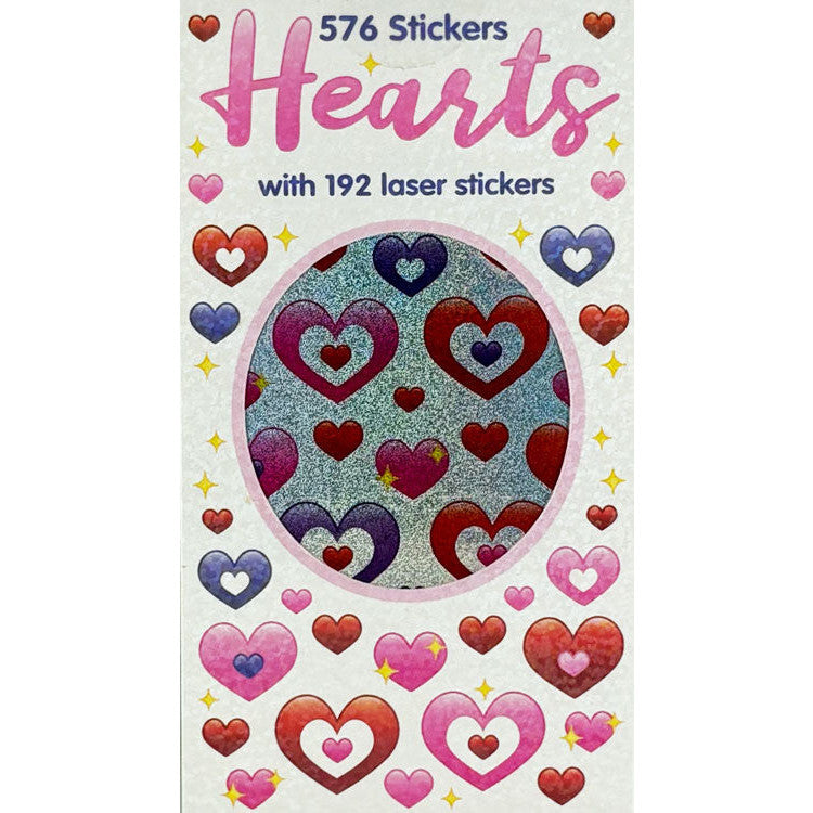 Hearts 576 Stickers