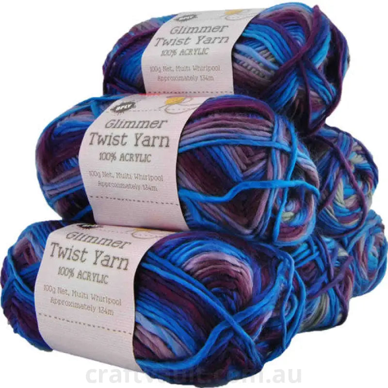 Glimmer Twist Yarn 100g 134m Whirlpool