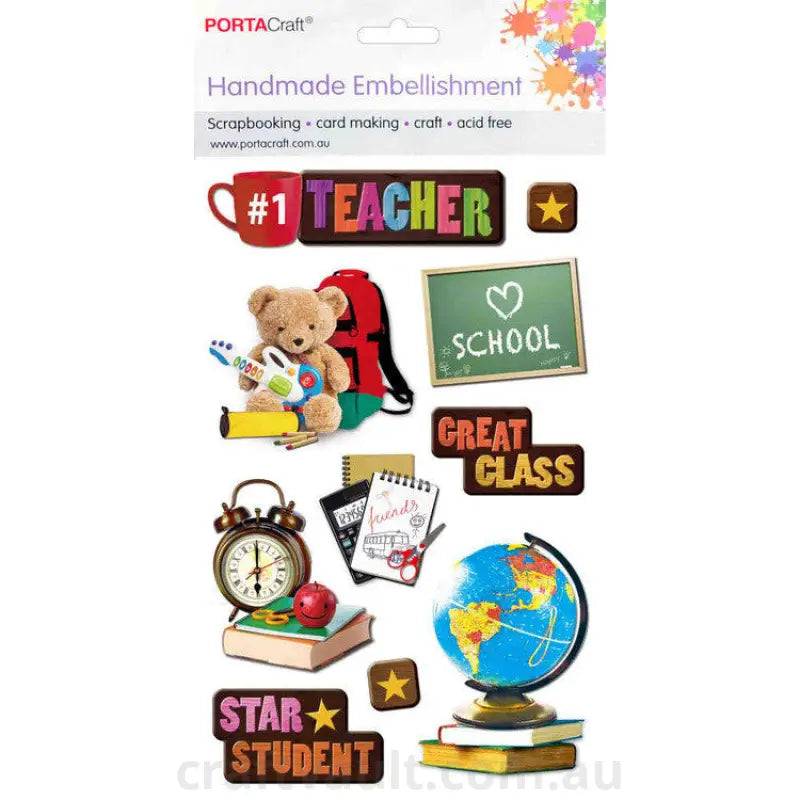 Handmade Embellishment #1 Teacher