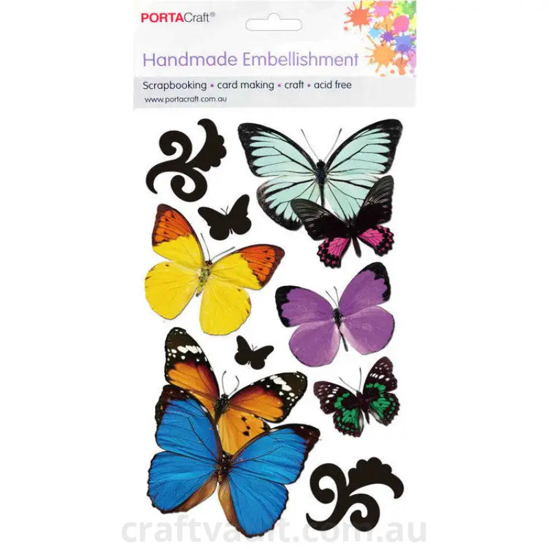 Handmade Embellishment Butterflies