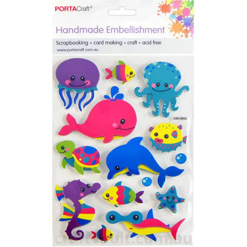 Handmade Foil Embellishment Sea Occy