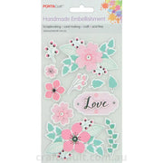 Handmade Glitter Embellishment Love