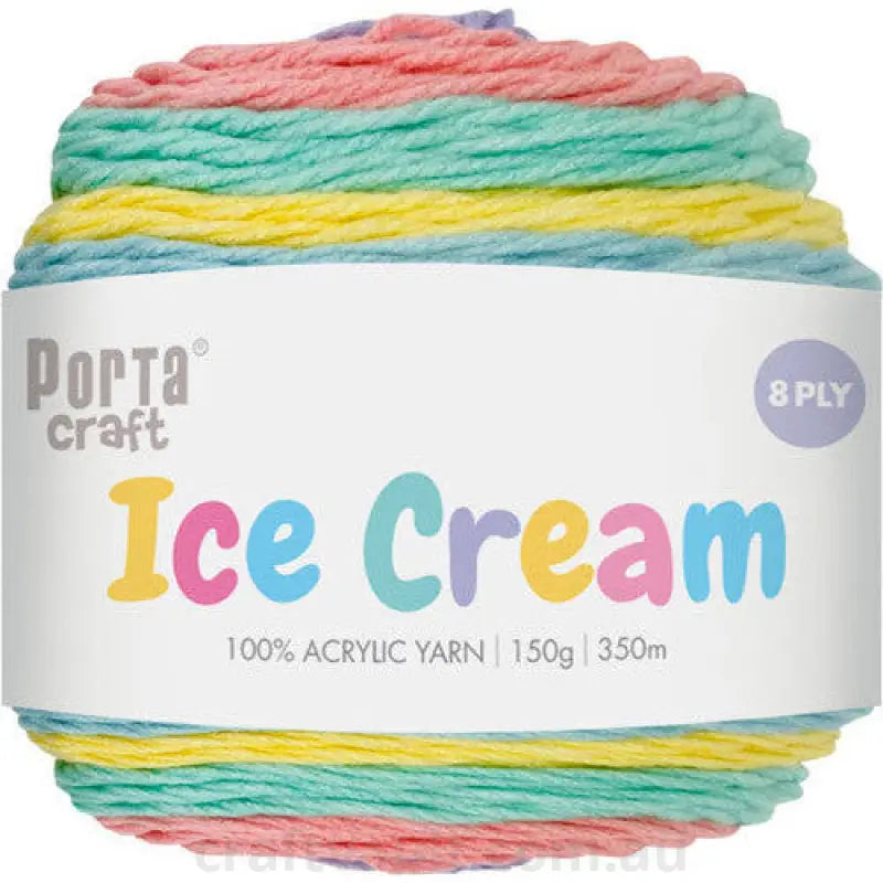 Ice Cream Yarn 150g 285m Marshmallow