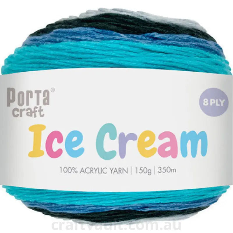 Ice Cream Yarn 150g 285m Mint Slice