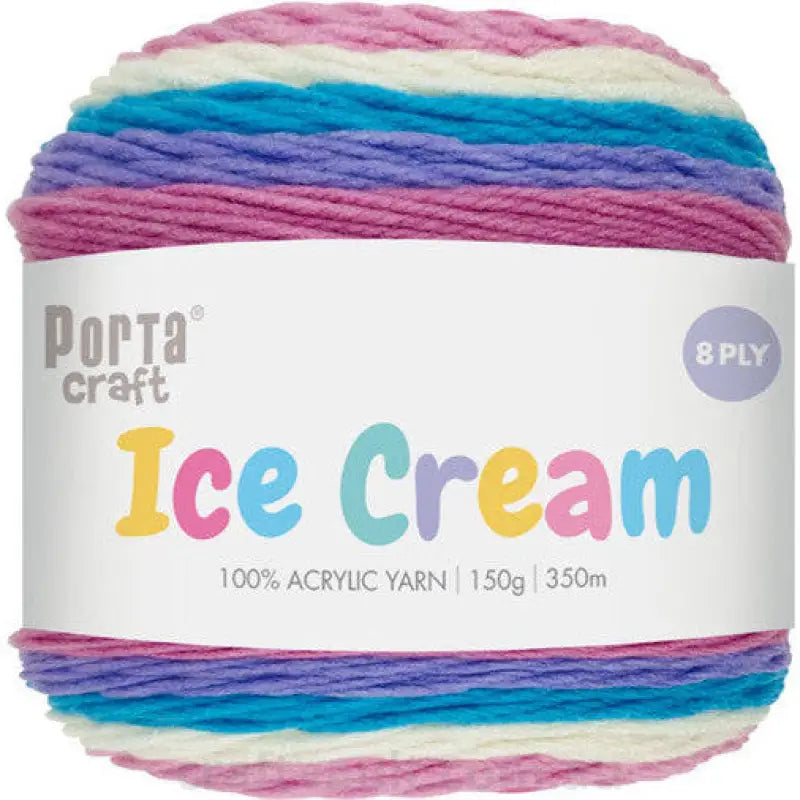 Ice Cream Yarn 150g 285m Pastel Dreams