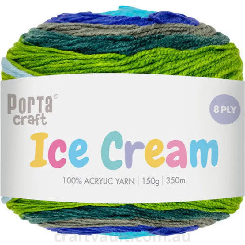 Ice Cream Yarn 150g 285m Rainforest