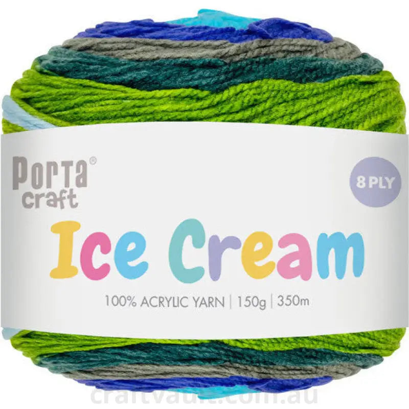 Ice Cream Yarn 150g 285m Rainforest