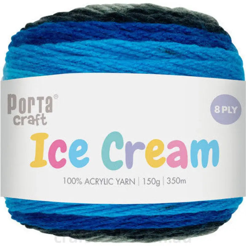 Ice Cream Yarn 150g 285m Ultra Marine